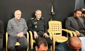 مراسم چهلمین روز شهادت سپهبد باقری برگزار شد