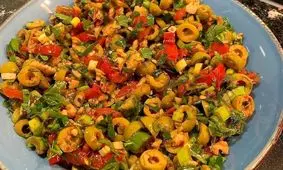 این سالاد زیتون را حتما امتحان کنید