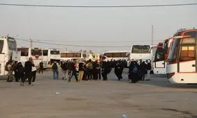 ۶۷۰۰ دستگاه اتوبوس برای بازگشت زائران از مرز مهران به کار گرفته شد