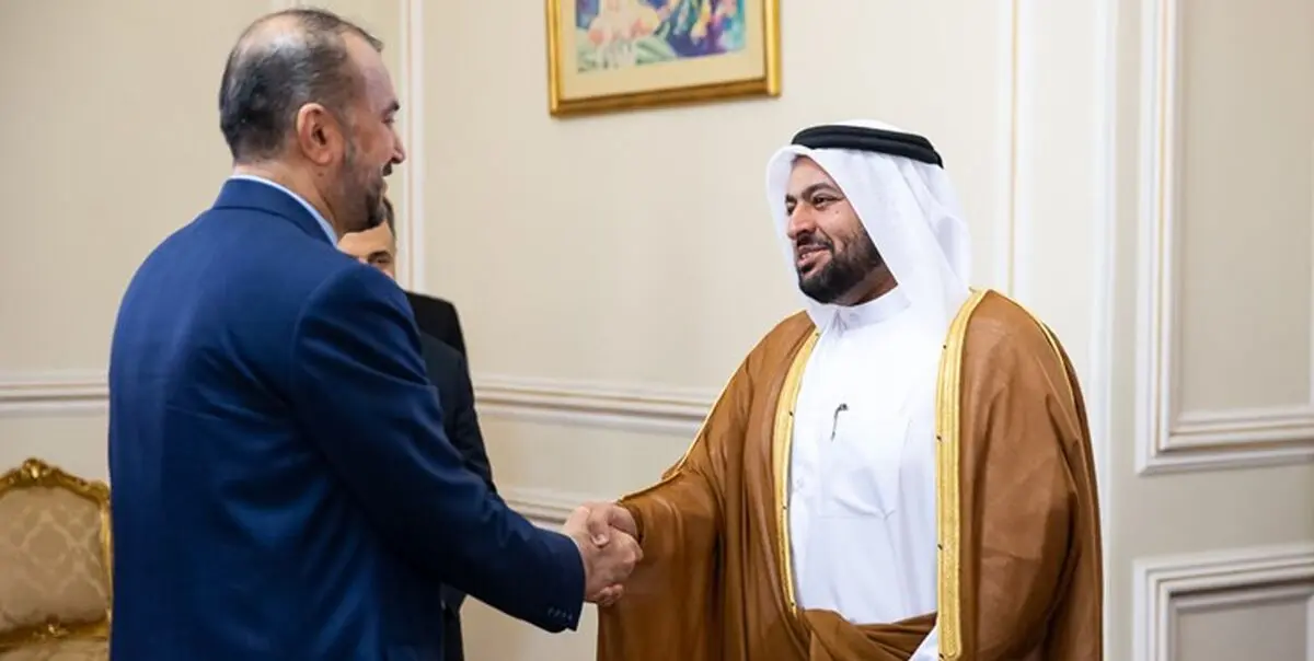 دیدار وزیر مشاور در امور خارجه قطر با امیرعبداللهیان

