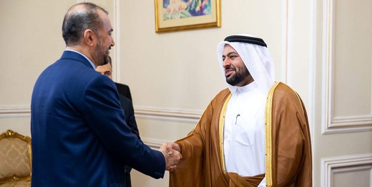دیدار وزیر مشاور در امور خارجه قطر با امیرعبداللهیان

