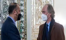 رایزنی نماینده ویژه دبیرکل سازمان ملل در امور سوریه با امیرعبداللهیان