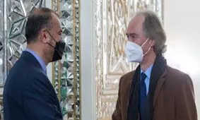 رایزنی نماینده ویژه دبیرکل سازمان ملل در امور سوریه با امیرعبداللهیان