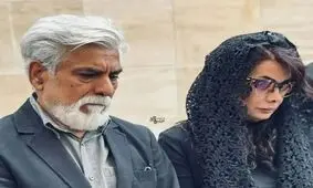 حضور بازیگران و هنرمندان در مراسم ختم بهروز رضوی/ ویدئو
