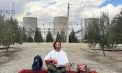 علی قمصری پای نیروگاه برق با ساز خود نواخت | فیلم