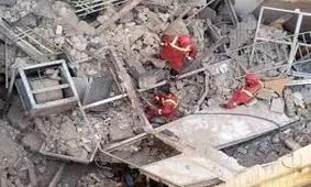 ریزش مرگبار ساختمان در خیابان پیروزی 