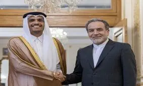 وزیر خارجه قطر با عراقچی دیدار کرد


