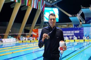 اولین طلای ایران در شنای قهرمانی آسیا/ نقره چهارم هم کسب شد

