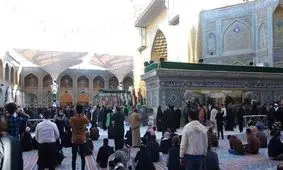 آتش سوزی در یکی از هتل های نزدیک حرم امام علی (ع) در نجف اشرف/ ویدئو