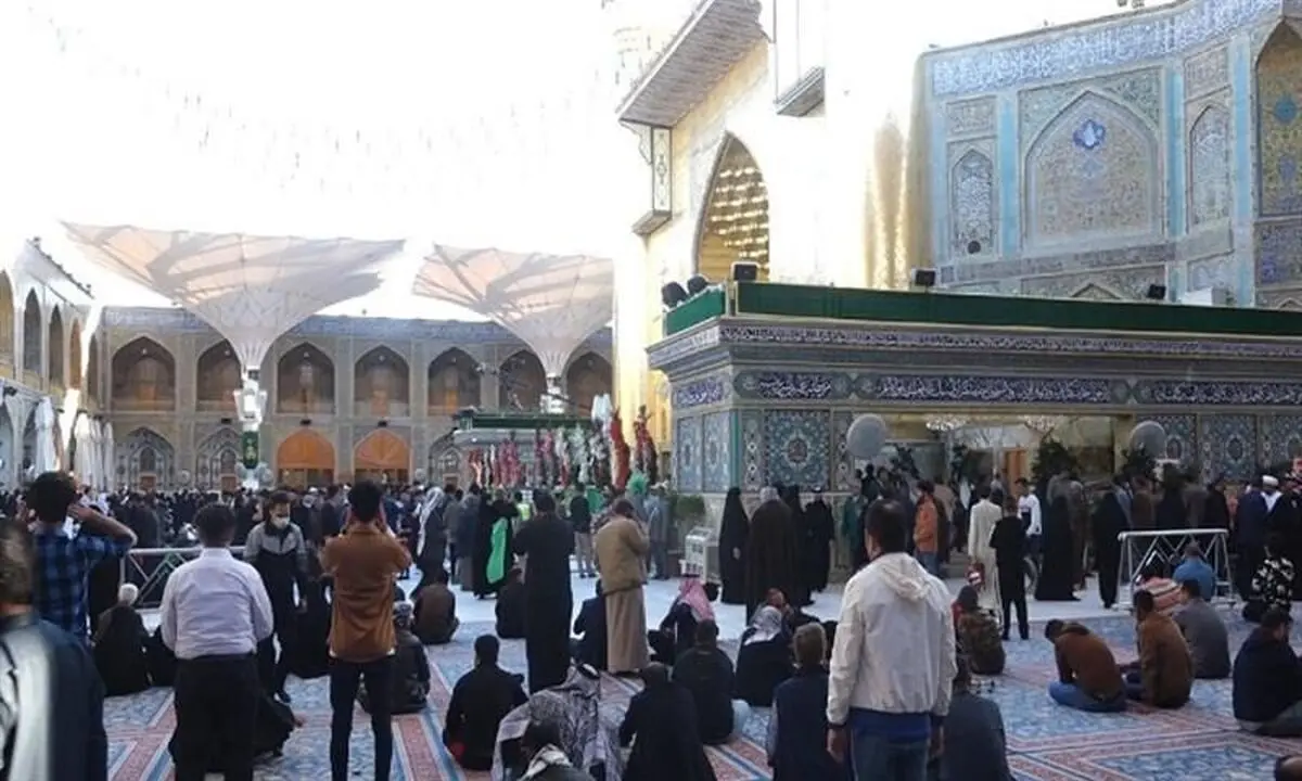 آتش سوزی در یکی از هتل های نزدیک حرم امام علی (ع) در نجف اشرف/ ویدئو