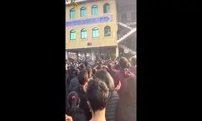 مراسم چهلم غزاله چلاوی در آمل با شعارهای ساختارشکنانه همراه شد/ چند مرتبه گاز اشک‌آور شلیک شد