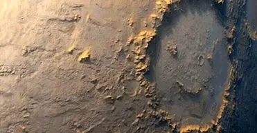 عکس روز ناسا از چهره شاد مریخ!

