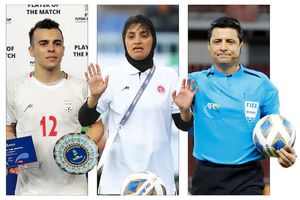 طردشدگان داخلی فوتبال ایران بر بام آسیا/ بررسی جوایز سال آسیا که پنج‌شنبه شب در ریاض عربستان برگزار شد/ فغانی، مرضیه جعفری و سالار آقاپور جوایز خود را دریافت کردند