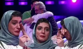  اشک‌های احساسی الیکا عبدالرزاقی در صداتو/ ویدئو