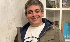 عکسی متفاوت از حمید گودرزی در سفر به هلند در کنار دوستش