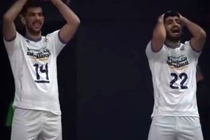 بهت بازیکنان تیم ملی والیبال از تجاوز رژیم صهیونیستی