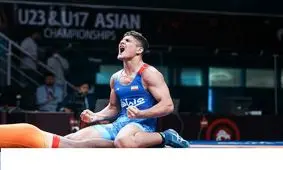 قهرمانی قاطع تیم ملی کشتی آزاد نوجوانان ایران در آسیا

