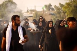 مراسم شبیه خوانی حسینی در شوش/ تصاویر