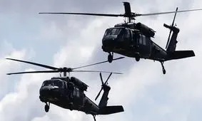 ۹ کشته در برخورد دو بالگرد ارتش آمریکا/ ویدئو 