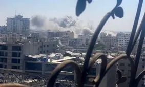 ارتش اسرائیل یک برج مسکونی دیگر در شهر غزه را بمباران کرد/ ویدئو