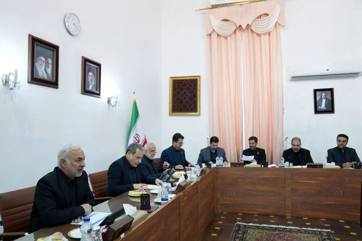 نشست مسئولان برگزاری مراسم تشییع پیکر رهبر شهید انقلاب اسلامی با عراقچی

