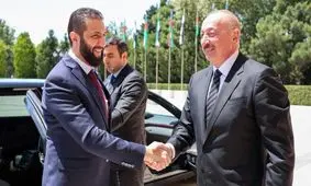 دیدار «جولانی» با «الهام علی‌اف» در باکو