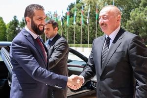 دیدار «جولانی» با «الهام علی‌اف» در باکو