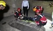 سقوط پدر و پسر به طبقه منفی دو ساختمان در حال ساخت
