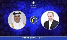 گفتگوی تلفنی وزیران خارجه ایران و قطر

