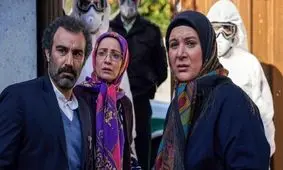 عکس بابا پنجعلی در مراسم ختم پدرواقعی نقی سریال پایتخت