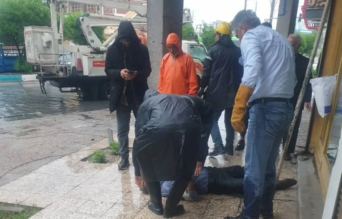 برق گرفتگی یکی از شهروندان اهوازی/ حادثه ای که به خیر گذشت 