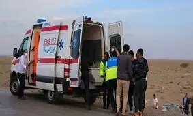 واژگونی اتوبوس در جاده آباده با ۱۶ مجروح و یک کشته