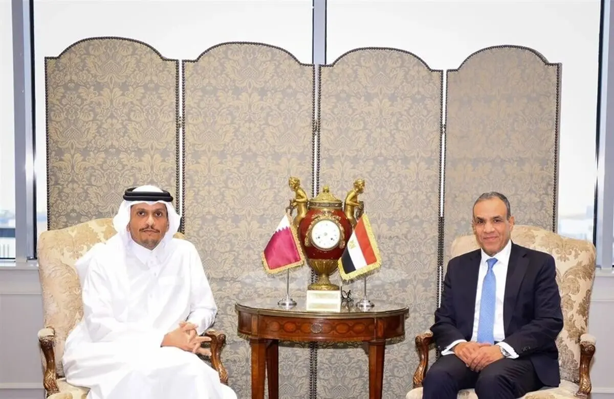 مصر و قطر در مورد مذاکرات آمریکا و ایران و ادامه روند مذاکره جدی گفتگو کردند