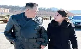  کیم جونگ اون با دخترش سوار بر تانک/ عکس