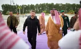 زلنسکی برای دومین بار در ۲ ماه گذشته وارد عربستان شد

