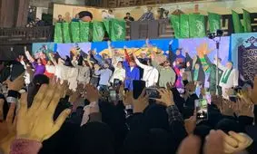 مردم تهران با امام زمان (عج) بیعت کردند