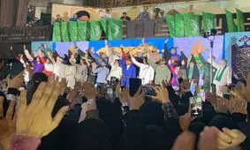 مردم تهران با امام زمان (عج) بیعت کردند