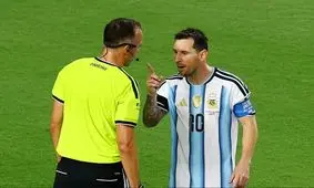 مشاجره غیرمعمول لیونل مسی با داور فاش شد