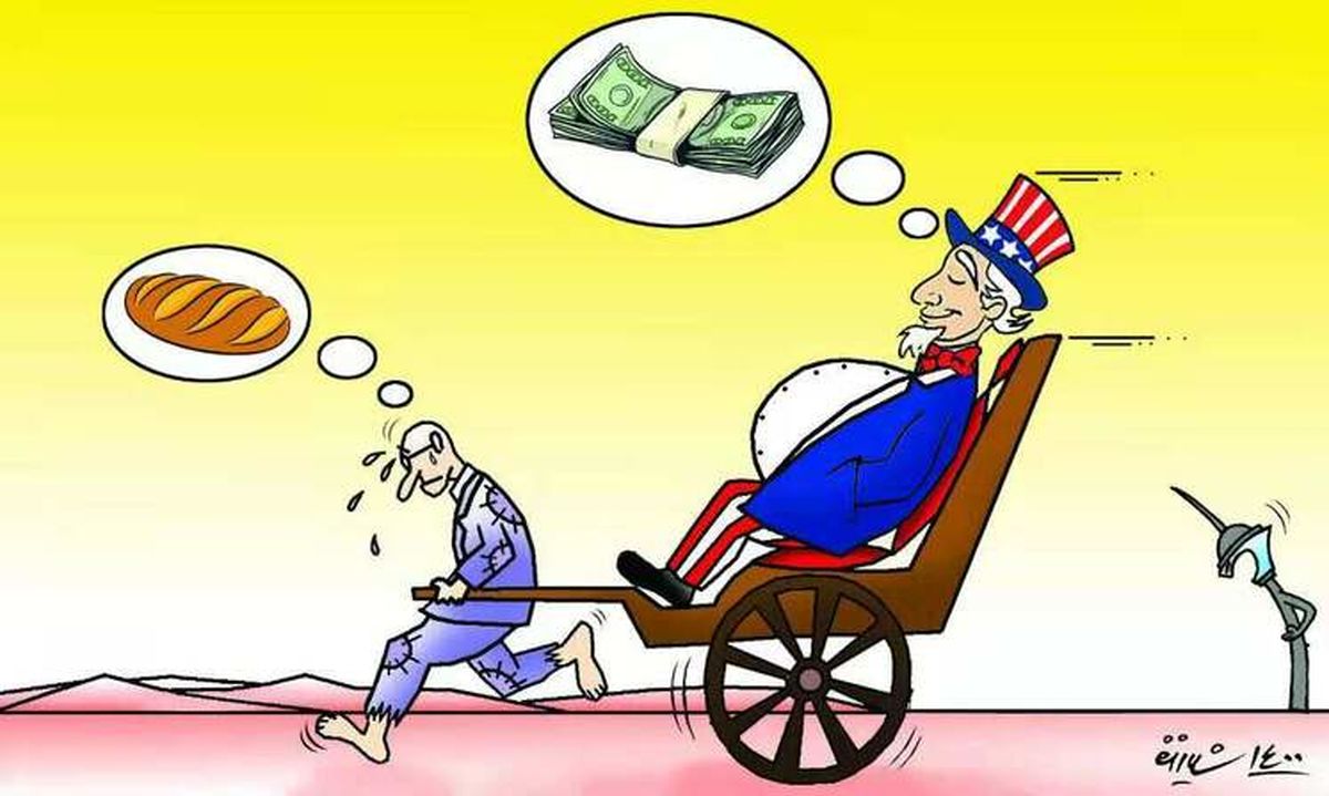 حقوق مردم کشورهای در حال توسعه قربانی زندگی مجلل غربیها