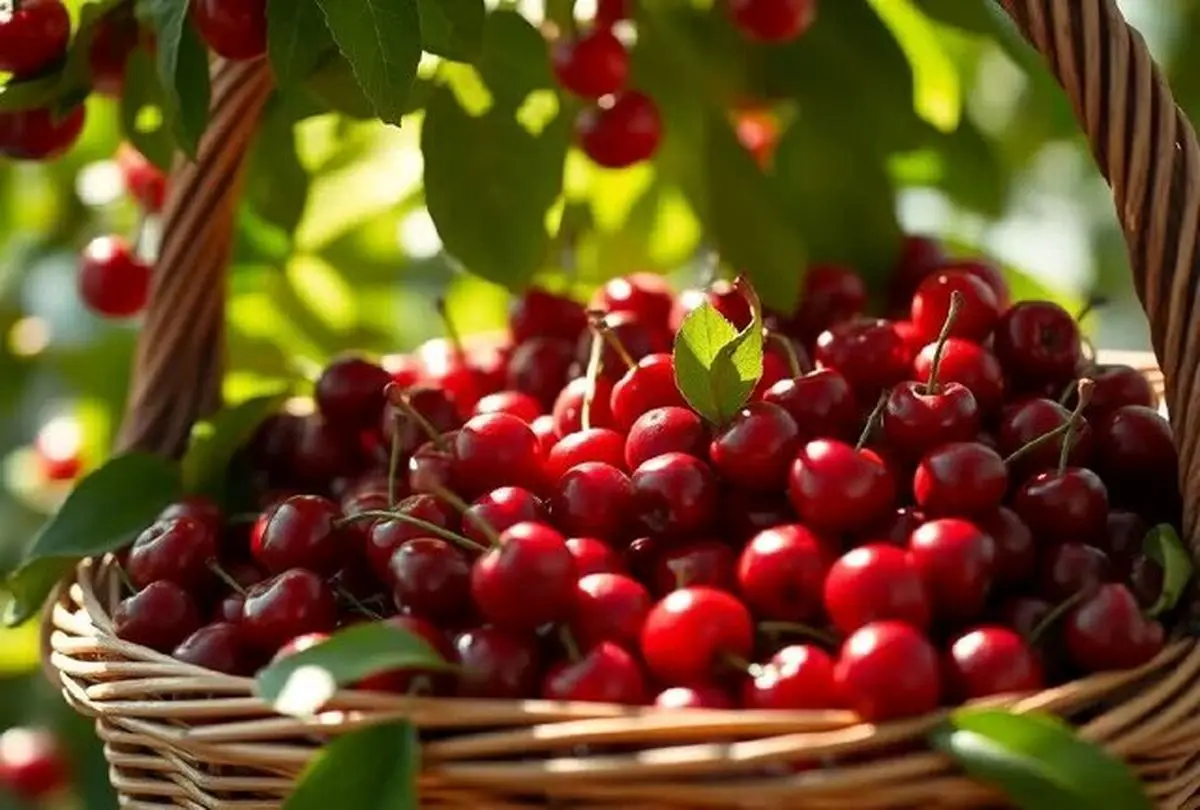 گیلاس خارج از فصل در چهارمحال و بختیاری تولید شد