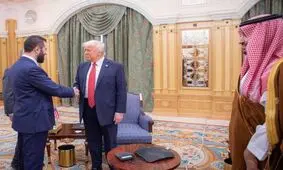دیدار جولانی با ترامپ در ریاض انجام شد

