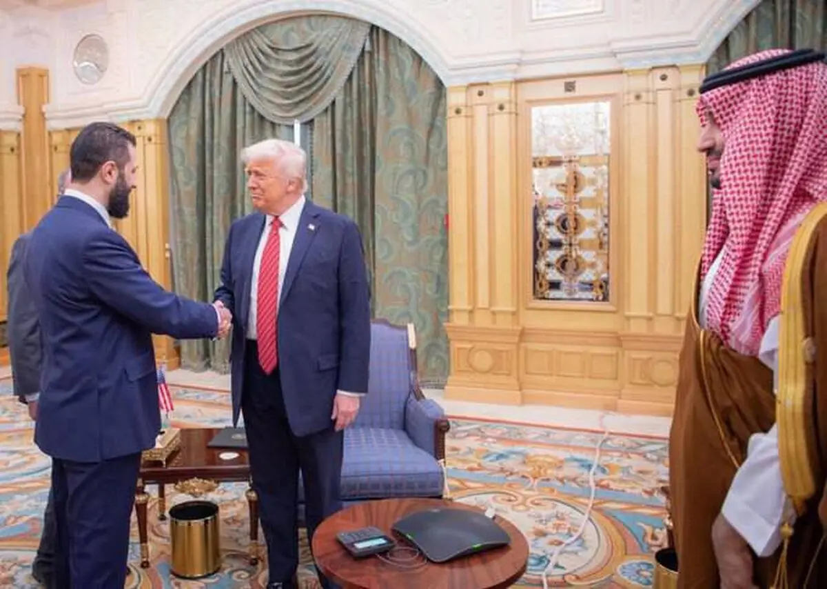 دیدار جولانی با ترامپ در ریاض انجام شد

