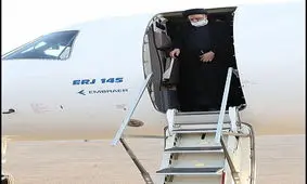 رئیس‌جمهور وارد استان مازندران شد