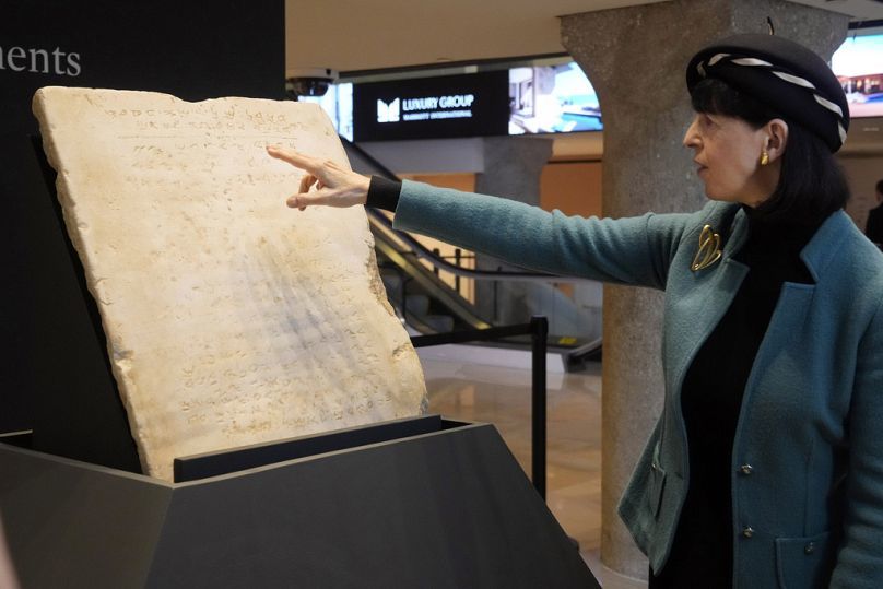 Sharon Liberman Mintz, Sotheby's Judaica Specialist, Books & Manuscripts, discusses the oldest complete tablet of the Ten Commandments