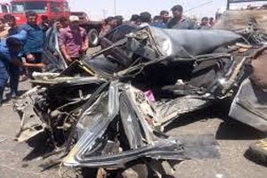 حادثه مرگبار پژو ۴۰۵ در محور سیرجان با ۱۲ سرنشین/ ۶ نفر از سرنشینان فوت شدند/ ویدئو