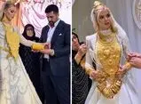 رسوایی برای چهره مشهور |  کمربند طلای عروس بدلی بود!