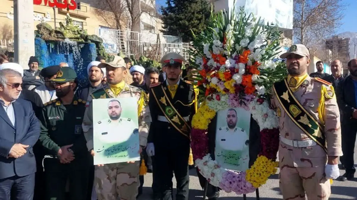 فریاد «مرگ بر اسرائیل» مردم ایلام در بدرقه شهید آقاجانی/ ویدئو