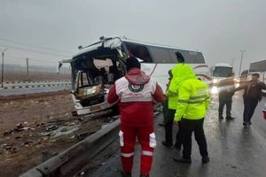 ۱۵ مصدوم در سانحه رانندگی استان قزوین
