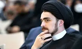 حضور سید احمد خمینی در تجمع مردمی میدان انقلاب تهران