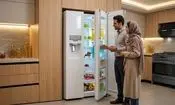 نسل جدید یخچال فریزر ساید بای ساید ۲۷ فوت با ظرفیت ۵۲۰ لیتر معرفی شد